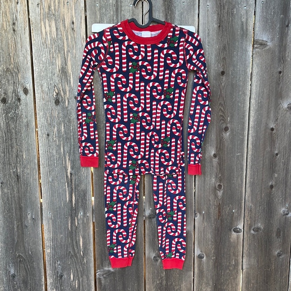 Hanna Andersson Candy Cane PJ Set